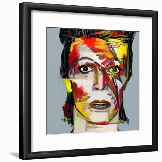 Picasso Reimagined - David Bowie 2-Mark Gordon-Framed Premium Giclee Print