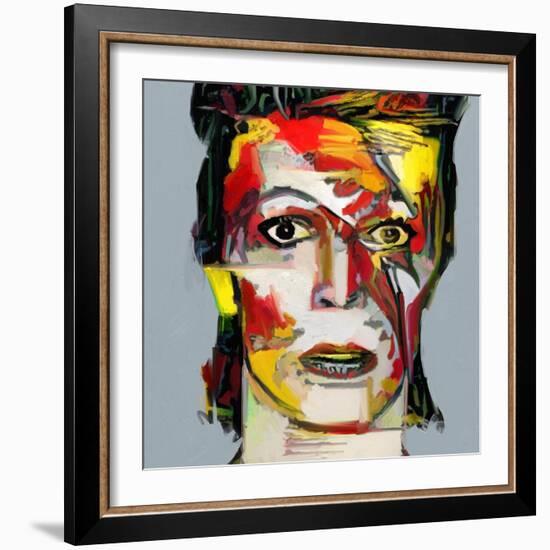 Picasso Reimagined - David Bowie 2-Mark Gordon-Framed Premium Giclee Print