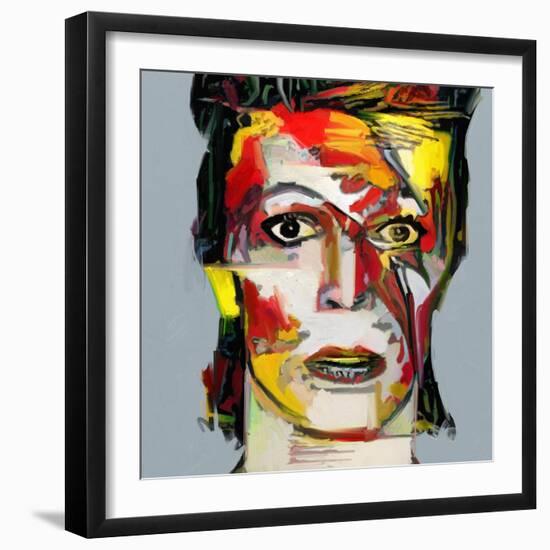 Picasso Reimagined - David Bowie 2-Mark Gordon-Framed Premium Giclee Print