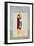 Picasso sketches 183, 1988 (drawing)-Ralph Steadman-Framed Giclee Print