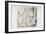 Picasso sketches 41, 1988 (drawing)-Ralph Steadman-Framed Giclee Print