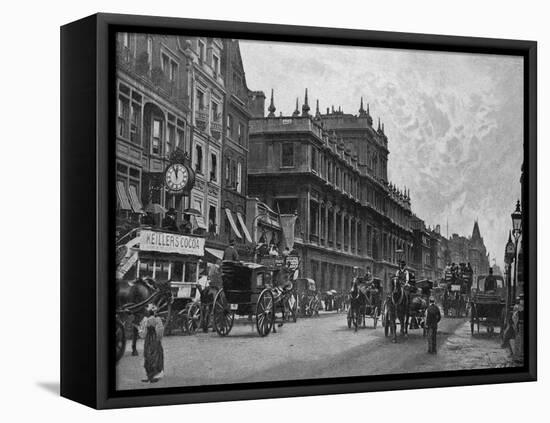 Piccadilly Circa 1895-null-Framed Stretched Canvas