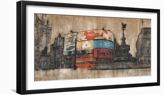 Piccadilly Circus 1-Dario Moschetta-Framed Art Print