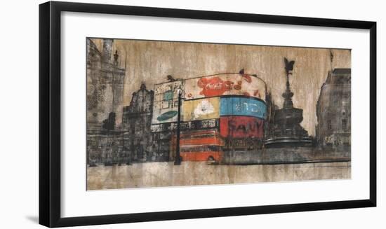 Piccadilly Circus 1-Dario Moschetta-Framed Art Print