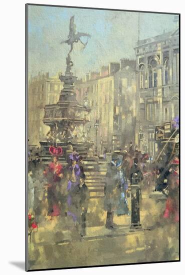 Piccadilly Circus C.1890, 1992-Peter Miller-Mounted Giclee Print