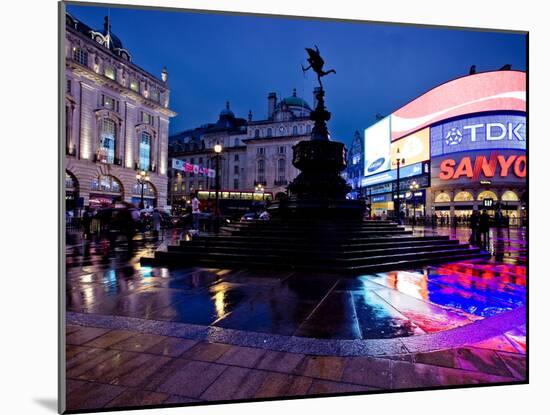 Piccadilly Circus, London, England, United Kingdom, Europe-Ben Pipe-Mounted Photographic Print