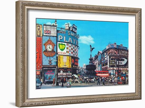 Piccadilly Circus, London, England-null-Framed Art Print