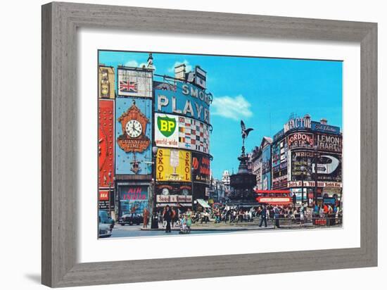 Piccadilly Circus, London, England-null-Framed Art Print