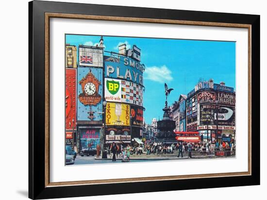 Piccadilly Circus, London, England-null-Framed Art Print