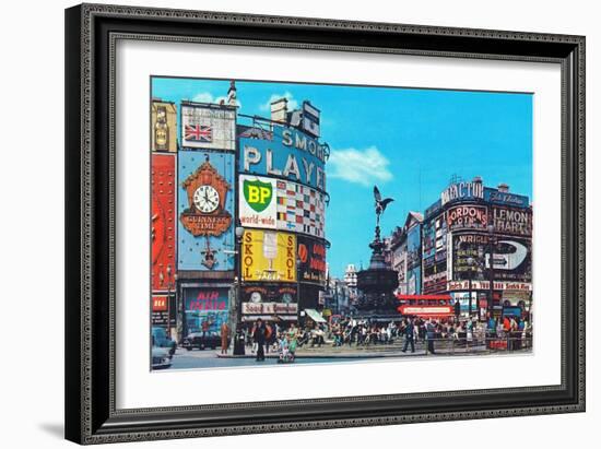 Piccadilly Circus, London, England-null-Framed Art Print