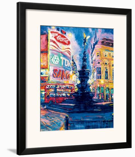 Piccadilly Circus, London-Roy Avis-Framed Art Print