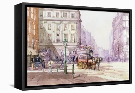 Piccadilly Circus Towards Regent Street, C.1893-John Sutton-Framed Premier Image Canvas