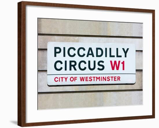 Piccadilly Circus-Joseph Eta-Framed Giclee Print