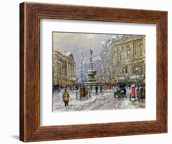 Piccadilly Circus-John Sutton-Framed Giclee Print