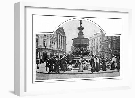 Piccadilly Circus-null-Framed Art Print