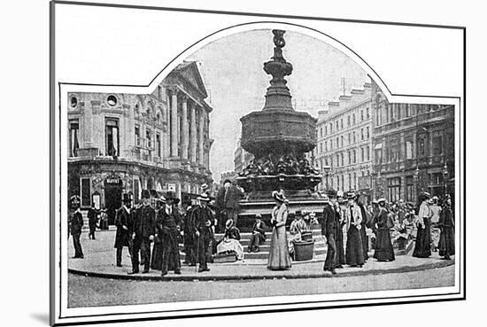 Piccadilly Circus-null-Mounted Art Print