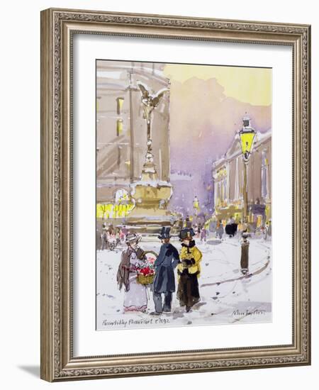 Piccadilly Flower Girl, C.1892-John Sutton-Framed Giclee Print