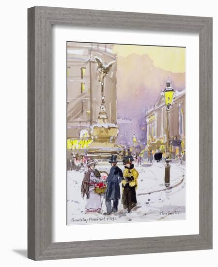 Piccadilly Flower Girl, C.1892-John Sutton-Framed Giclee Print