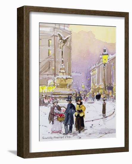 Piccadilly Flower Girl, C.1892-John Sutton-Framed Giclee Print