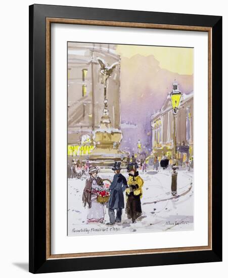 Piccadilly Flower Girl, C.1892-John Sutton-Framed Giclee Print