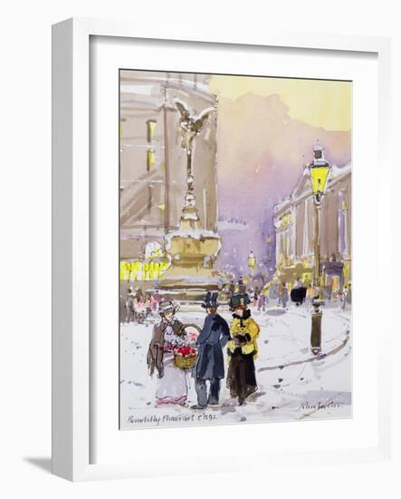 Piccadilly Flower Girl, C.1892-John Sutton-Framed Giclee Print