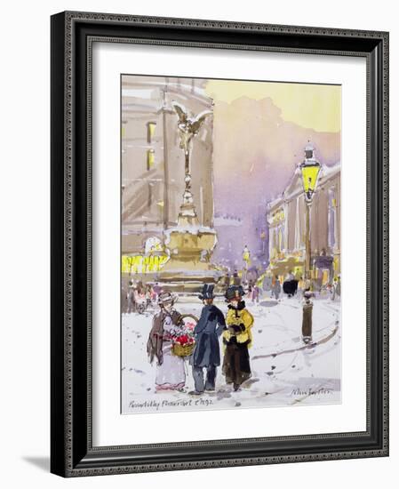 Piccadilly Flower Girl, C.1892-John Sutton-Framed Giclee Print