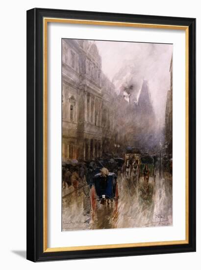 Piccadilly, London-Paolo Sala-Framed Giclee Print