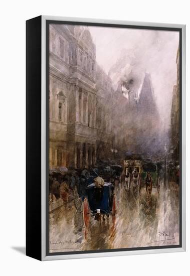 Piccadilly, London-Paolo Sala-Framed Premier Image Canvas