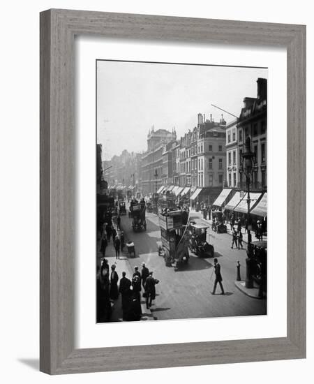 Piccadilly, London-English Photographer-Framed Giclee Print