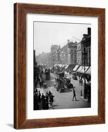 Piccadilly, London-English Photographer-Framed Giclee Print