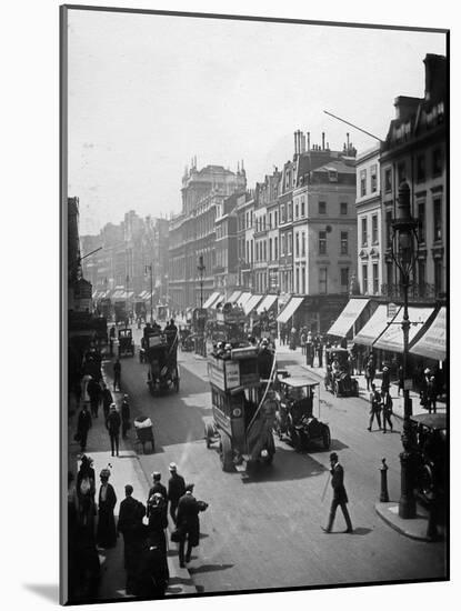 Piccadilly, London-English Photographer-Mounted Giclee Print