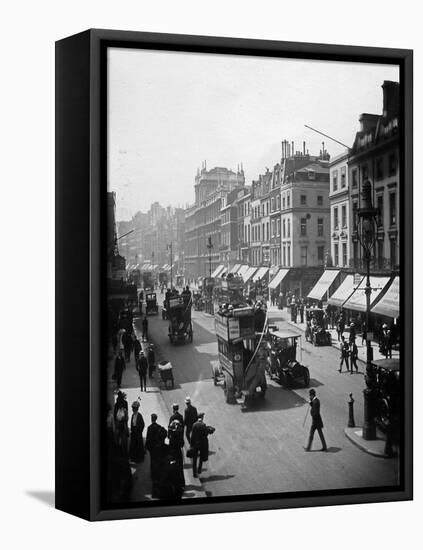 Piccadilly, London-English Photographer-Framed Premier Image Canvas