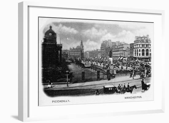 Piccadilly, Manchester-null-Framed Photographic Print