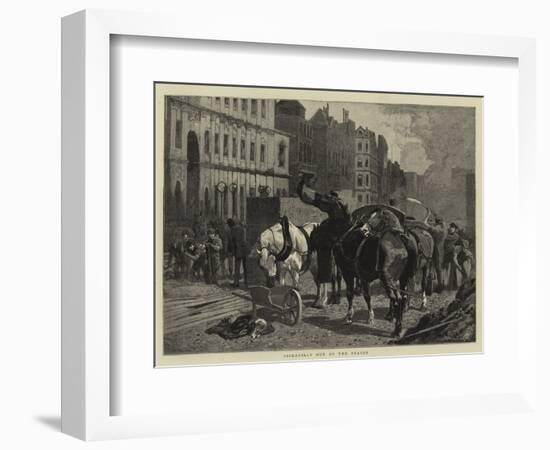 Piccadilly Out of the Season-null-Framed Giclee Print