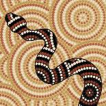 Aboriginal Abstract Art-Piccola-Framed Premium Giclee Print