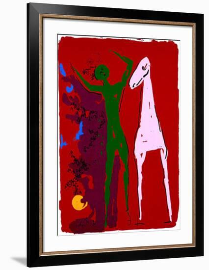 Piccolo Teatro, c.1972-Marino Marini-Framed Serigraph