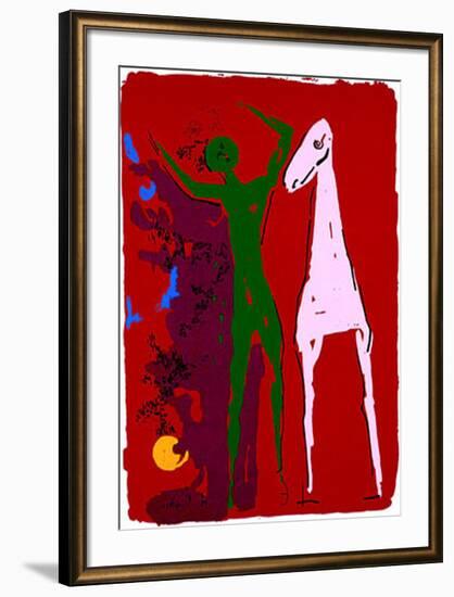 Piccolo Teatro, c.1972-Marino Marini-Framed Serigraph