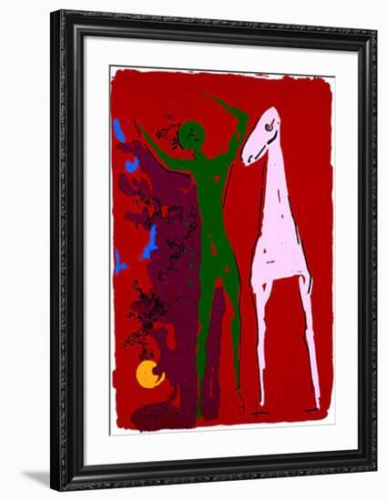 Piccolo Teatro, c.1972-Marino Marini-Framed Serigraph