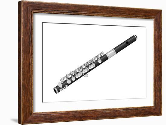 Piccolo, Woodwind, Musical Instrument-Encyclopaedia Britannica-Framed Art Print