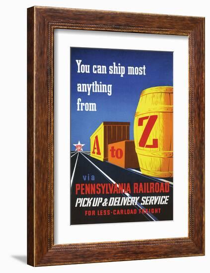 Pick-Up and Delivery Service-null-Framed Art Print