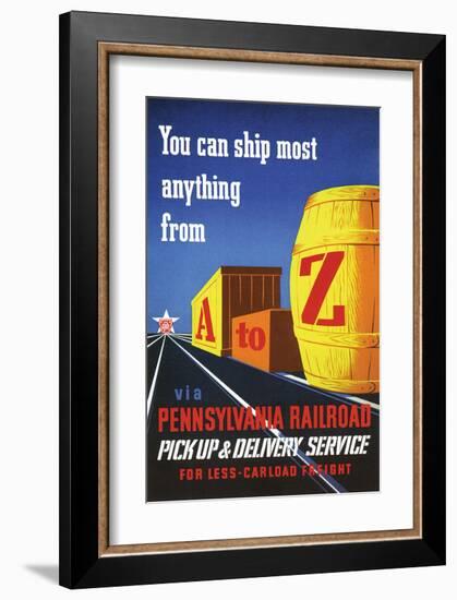 Pick-Up and Delivery Service-null-Framed Art Print