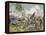 Pickett's Charge, Battle of Gettysburg in 1863-Charles Prosper Sainton-Framed Premier Image Canvas