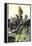 Pickett's Charge Reaching the Union Center at the Battle of Gettysburg, American Civil War-null-Framed Premier Image Canvas