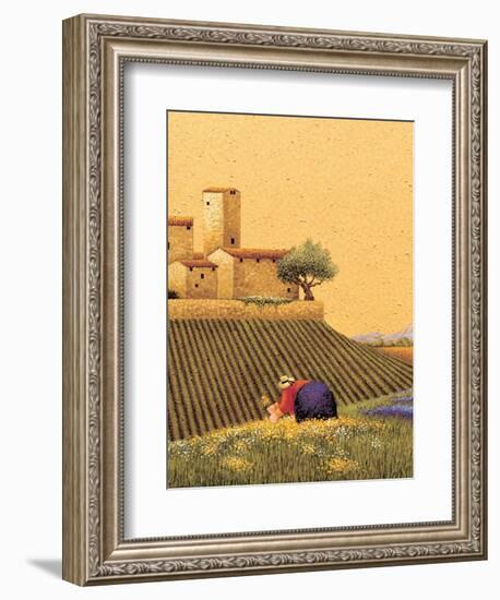 Picking a Bouquet-Lowell Herrero-Framed Art Print