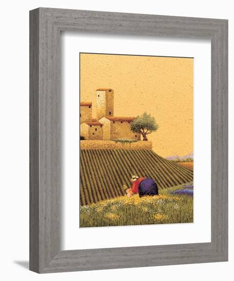 Picking a Bouquet-Lowell Herrero-Framed Art Print