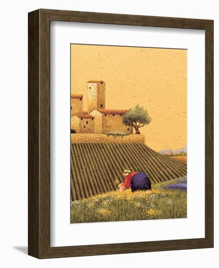 Picking a Bouquet-Lowell Herrero-Framed Art Print