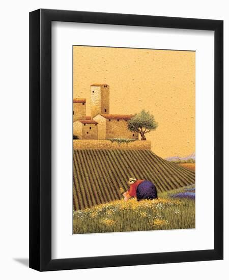 Picking a Bouquet-Lowell Herrero-Framed Art Print