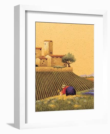 Picking a Bouquet-Lowell Herrero-Framed Art Print