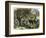 Picking Apples, a Farm Scene Near Pride's Bridge, Maine, c.1800-null-Framed Giclee Print