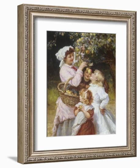 Picking Apples-Frederick Morgan-Framed Giclee Print